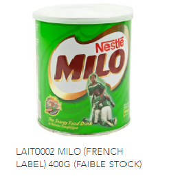 LAIT MILO